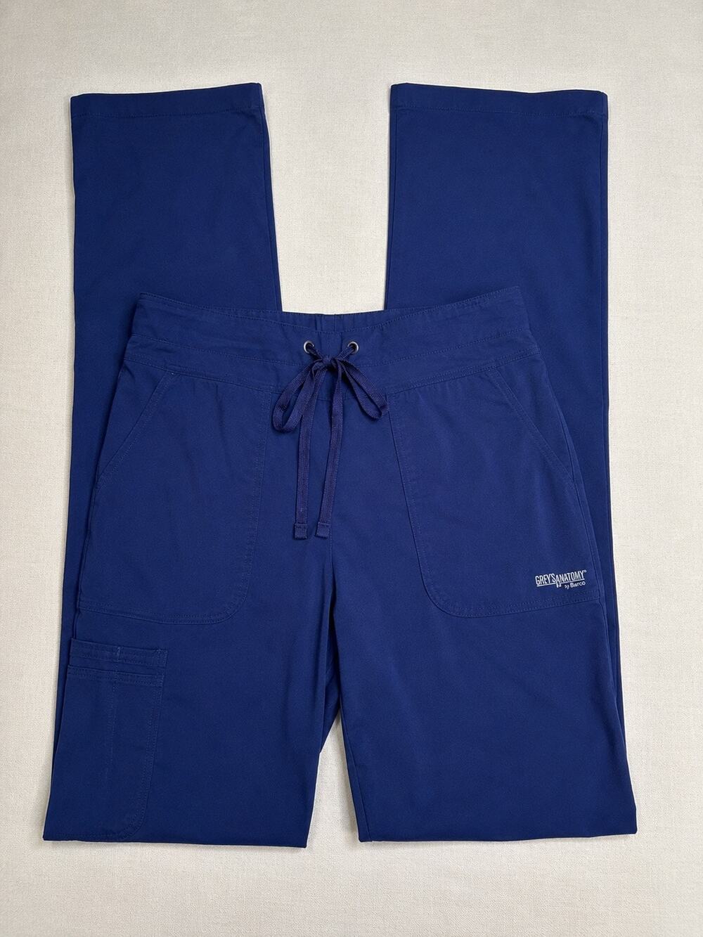 Grey’s Anatomy by Barco Signature Navy Blue Scrub Pants Size Small Drawstring